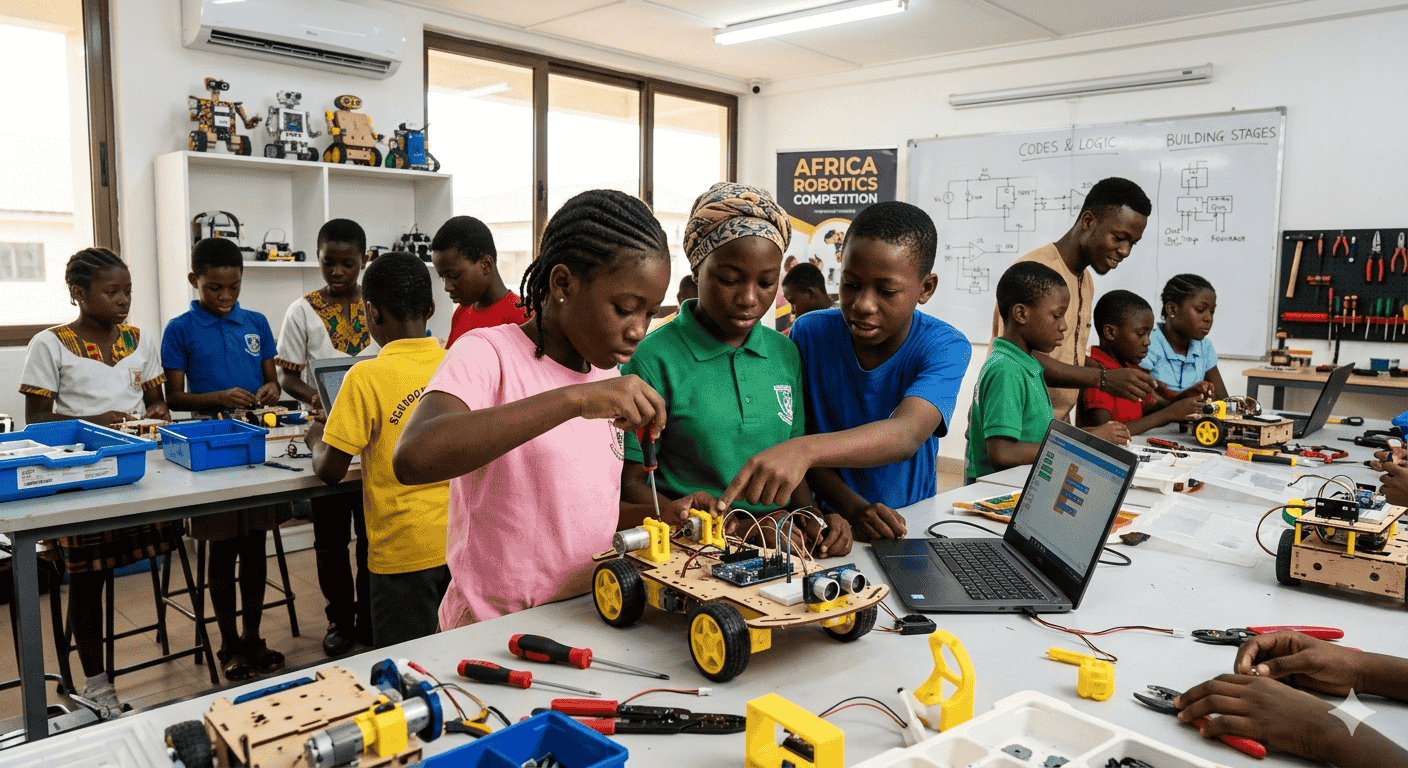 miss Yegile-Robotics education class